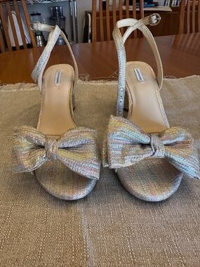 Alex Marie Multi Metallic Ankle Strap Sandal